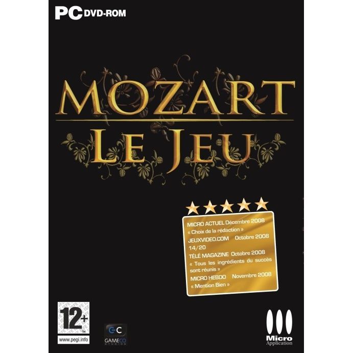 Mozart : Le Jeu / Jeu Pc Dvd-Rom