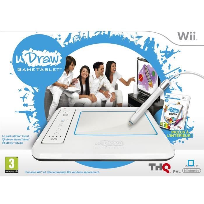 TABLETTE UDRAW + UDRAW STUDIO / Jeu console Wii