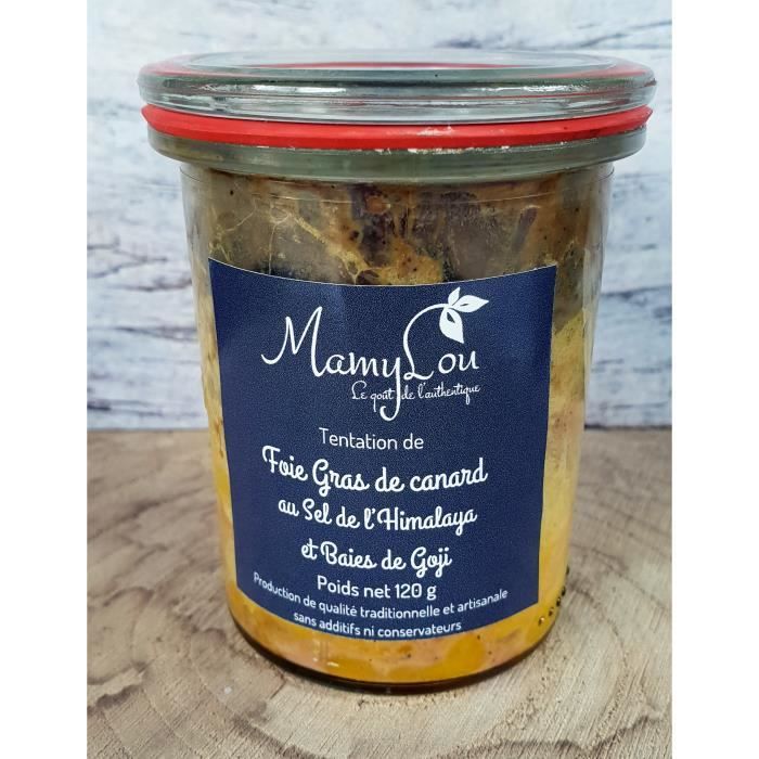 Foie Gras de Canard entier Sel Rose 120g (2-3 pers)
