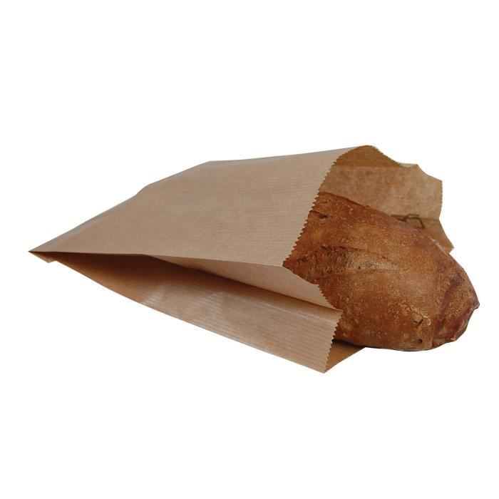 Sacs papier kraft sans Impression 3 kg / 23 + 8 x 34 cm X1000 UV