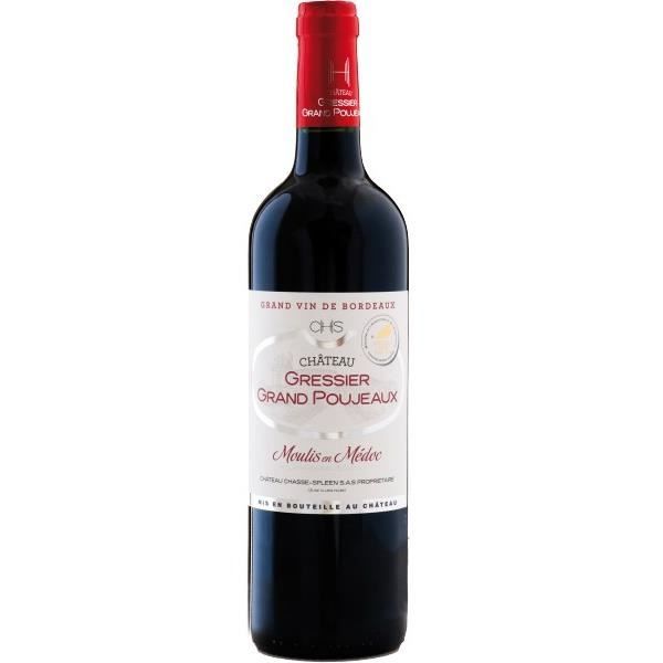 6x Château Gressier Grand Poujeaux - Moulis-en-Médoc - 2014