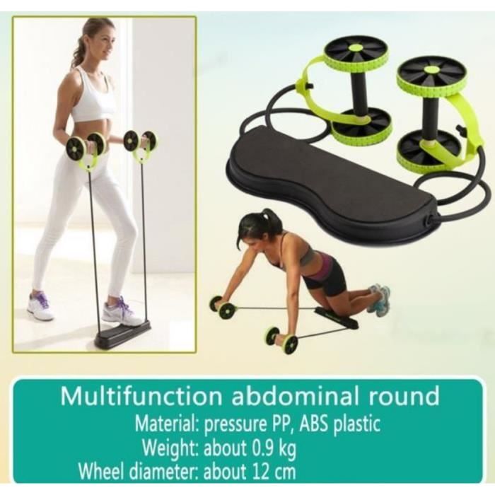 Abdominale Minceur Formateur Exerciseur Ab Rouleau Core Double Ab Roue Fitness Entraînement À Domicile
