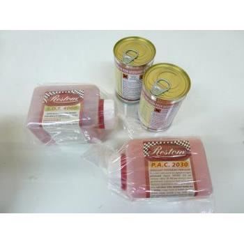 Kit rénovation anti corrosion Restom pour réservoir carburant 5 à 15L moto