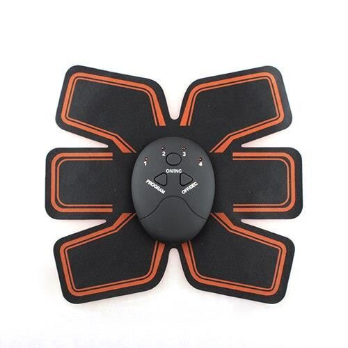 Stimulateur d'entraînement musculaire électrique de hanche abdominale machine amincissante ceinture - Modèle: Black -