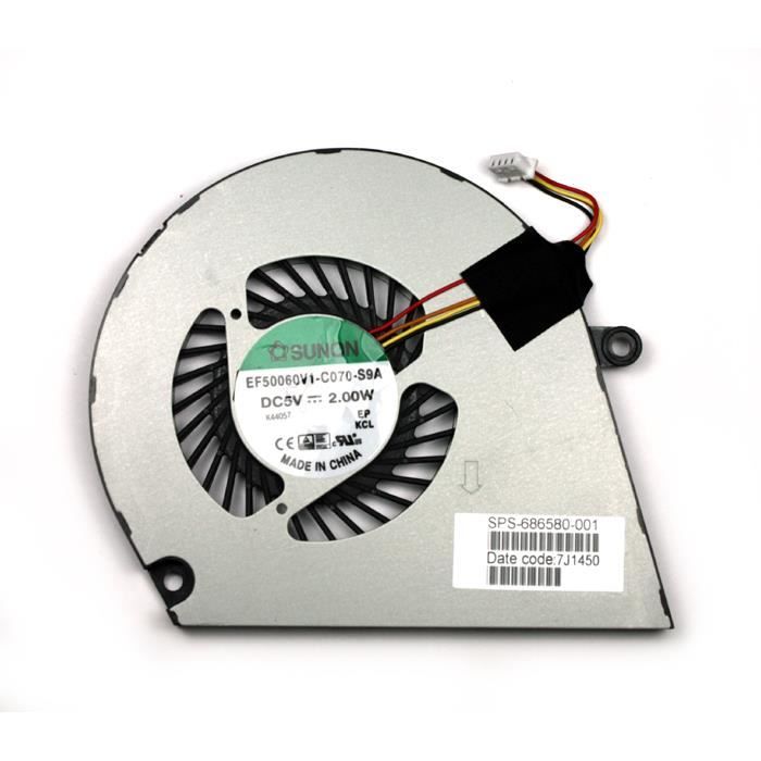 HP Envy 6-1151SF Ventilateur pour ordinateurs portables