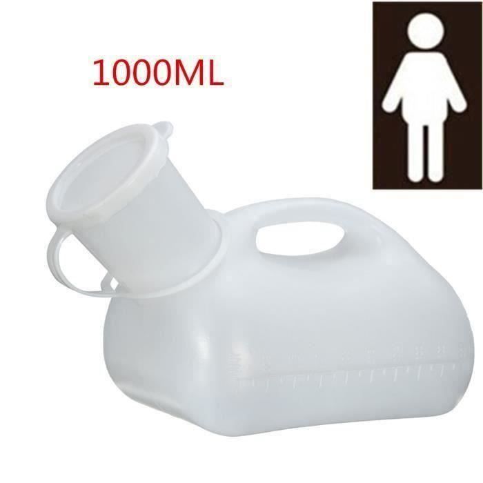1000ML Urinoir Urinal Avec Poignee Bouchon Pour Homme Randonnée Camping Voyage En Plein Air Bo09849