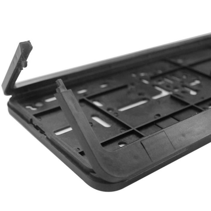 Equipement auto,Cadre de plaque d'immatriculation européen étanche, support de plaque d'immatriculation de voiture -B