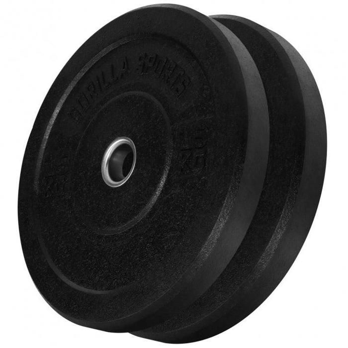 Paire de poids olympique Hi Temp de 15 kg - Avec absorbeur de chocs