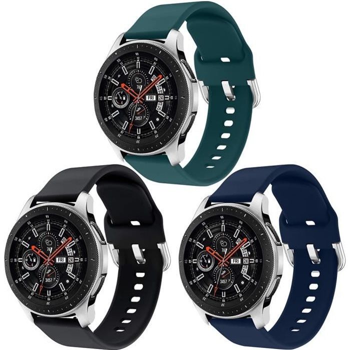 3-pack bracelet silicone Galaxy Watch 46mm / Gear S3 Frontier / Classic / Watch 3 45