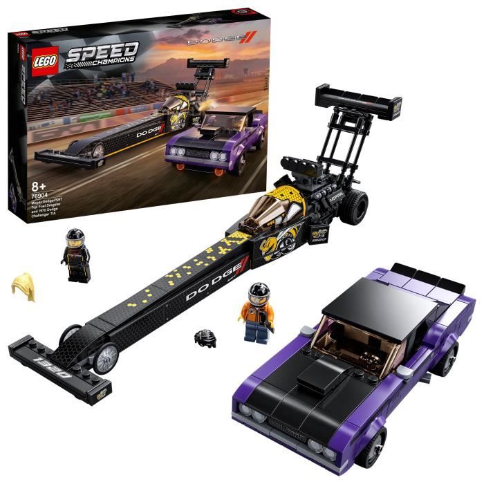 LEGO® 76904 Speed Champions Set Mopar Dodge//SRT Top Fuel Dragster & 1970 Dodge Challenger T/A