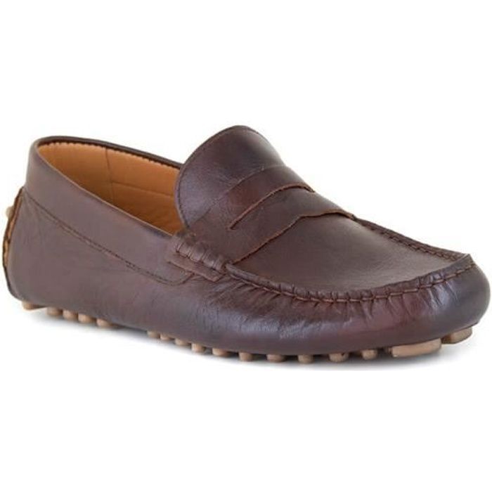 Mocassin Homme J.Bradford Cuir Marron JB-COAST