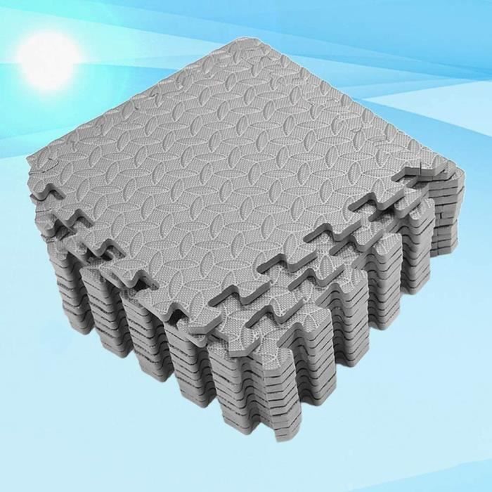 @EXE Tapis de verrouillage de sol en mousse Eva tapis en mousse exercice Gym Puzzle sol souple enfants salle de jeux tapis de Yoga t