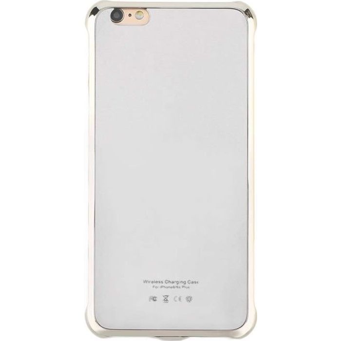 Ultra Fin Coque Batterie Externe Pour iPhone 6-6S Wireless Power étui de chargement - Stacking Power Protection Smart Case - Argent