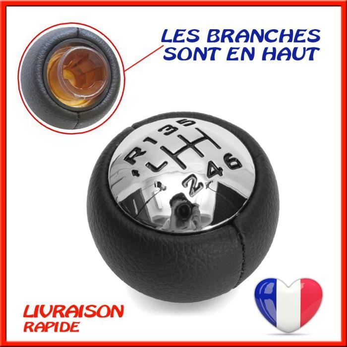 POMMEAU DE VITESSE 6 LEVIER COMPATIBLE CITROEN C3 C4 PICASSO BERLINGO