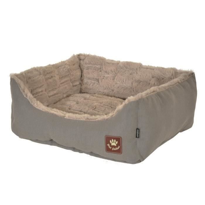 Panier Chien - Vadigran - Modèle Asma - 75x60x23 cm - Taupe