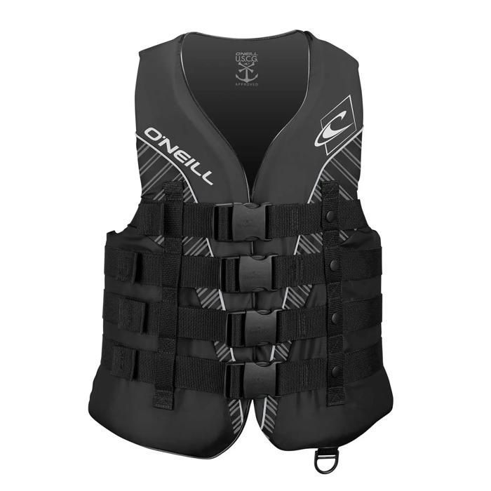 Gilet de flottaison ONeill Superlite 50N ISO - black/black/smoke/white