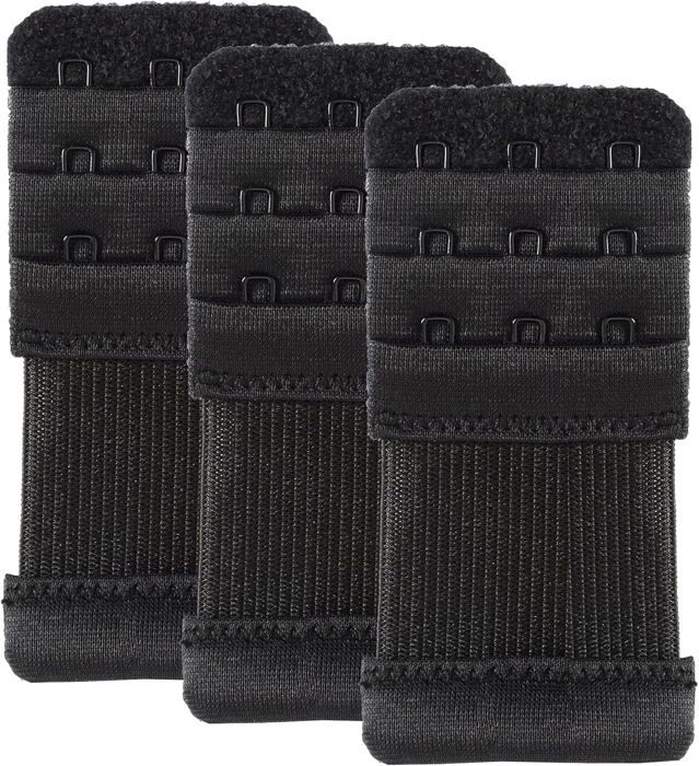 Comparer les prix de Extension de soutien-gorge avec 3 crochets, extension de bande de soutien-gorge élastique, paquet de 3