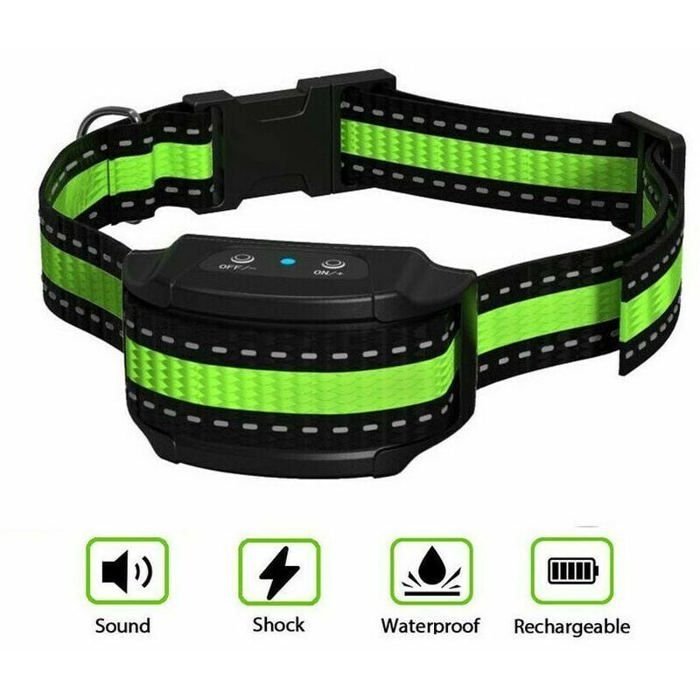 Comparer les prix de collier, avec vibration, son et choc électrique, collier de module de reconnaissance intelligent pour grands chiens moyens et pe