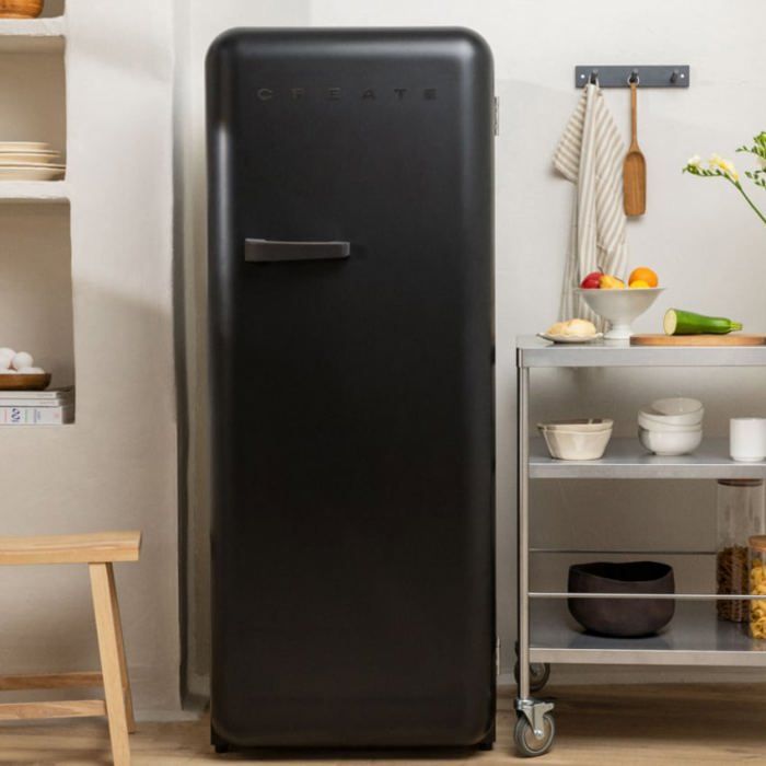 Réfrigérateur rétro - Create - 281L - Esthétique années 50 - Grande capacité