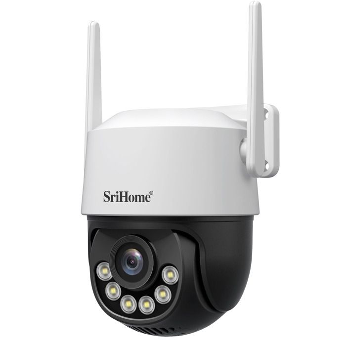 Reobiux 1080P Camera Surveillance WiFi,Exterieur/Interieur,Caméra De Surveillance Extérieur 2.4G WiFi,PTZ,Filaire,Vision Nocturne Couleur,Audio Bidirectionnel,Détection Humaine,Alarme,USB