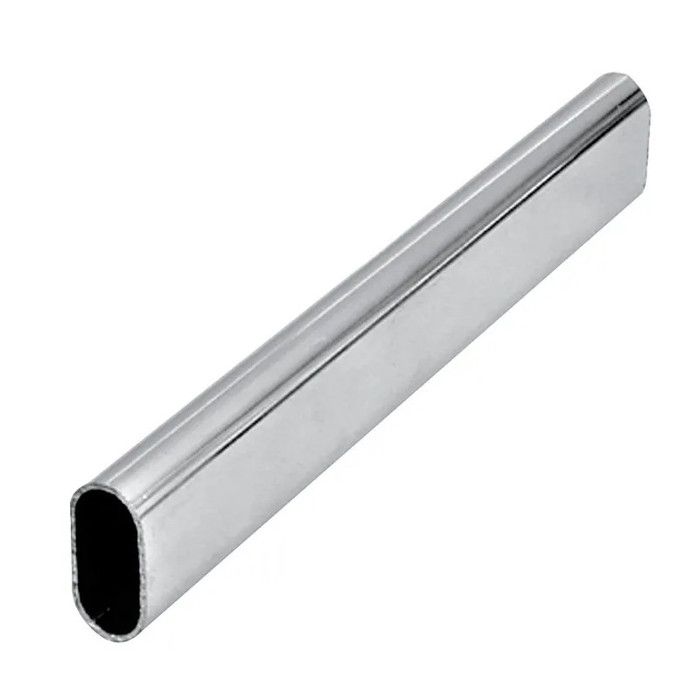 Tube penderie ovale, 30x15 mm, longueur 200cm, chromé - Cdiscount Maison