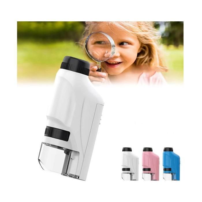 GOTOTOP microscope binoculaire avec lumière annulaire Kit de microscope