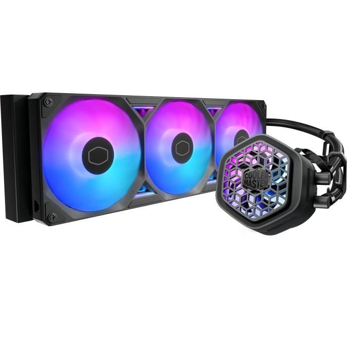 Cooler Master MasterLiquid 360 Atmos II VRM ARGB - vue 3