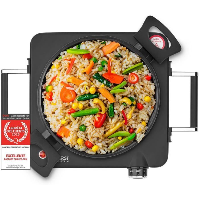 Lot De 4 Poêles/plaque De Cuisson En Fonte Pré-assaisonnées Avec Poignées - Pour Camping, Grill - Neuf