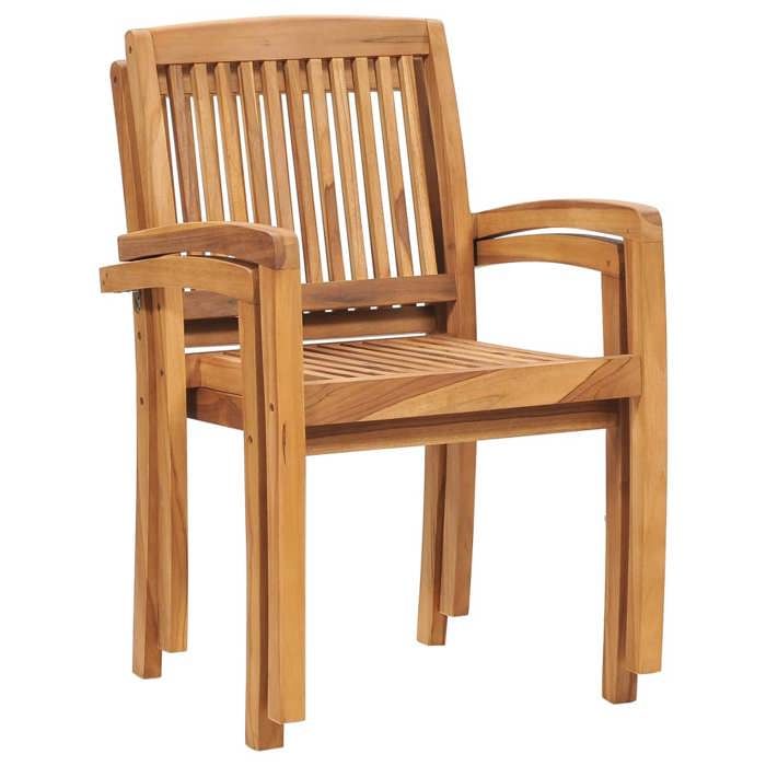 Chaises ergonomiques - SHIELDPRO®NEUF Chaises modernes de jardin et terrasse lot de 2 et coussins bleu Bois de teck massif 60x57 5x