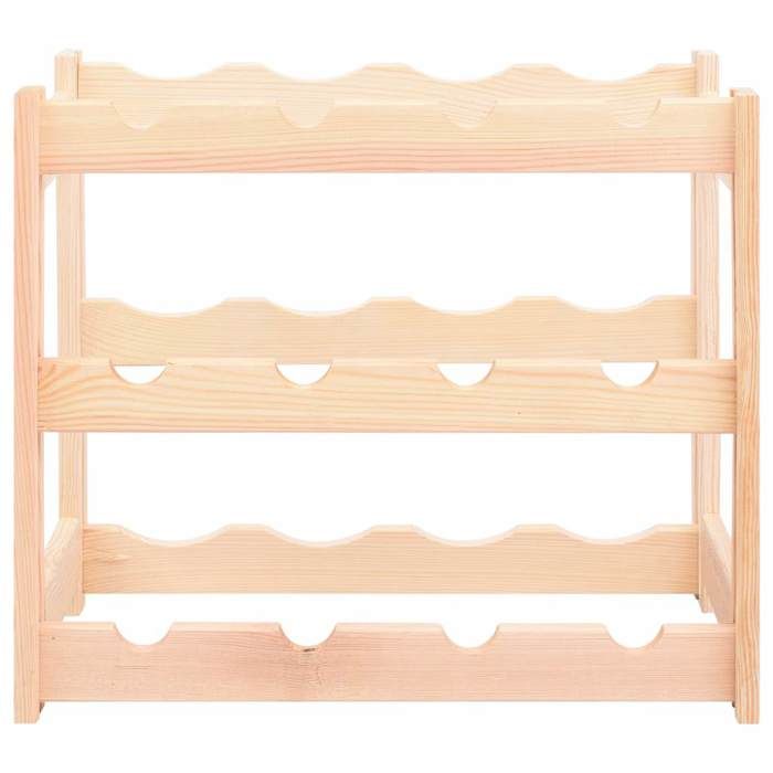 Porte-bouteille durable Casier à bouteilles 1 PC pour 12 bouteilles Pinède A2958868793