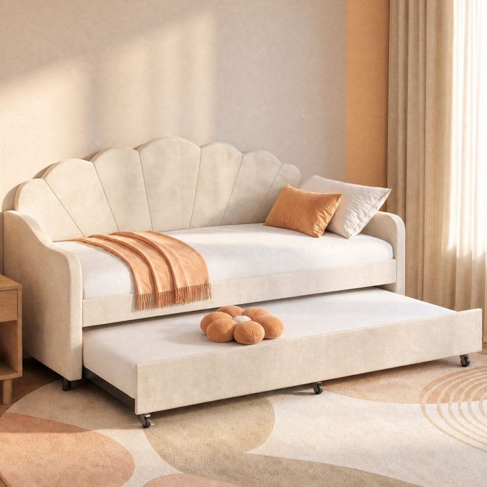 LIT BANQUETTE GIGOGNE AMANDA BEIGE
