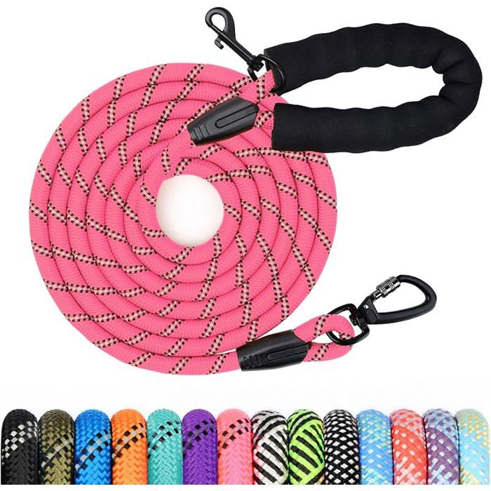 Longe pour Chien12M/ 15M/ 2M/ / 5M/ 10M/ 15M/ 20M/ 30M Laisse de Dressage pour ChienLong Laisse avec Rose 30M * 30M * 0. LAISSE