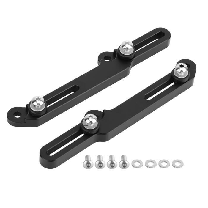 Réglage Pare-brise Moto NC750X 2016-2019 - Support CNC Réglable, Noir Ou Argent, Fixation 4 Points, Montage Facile - 7