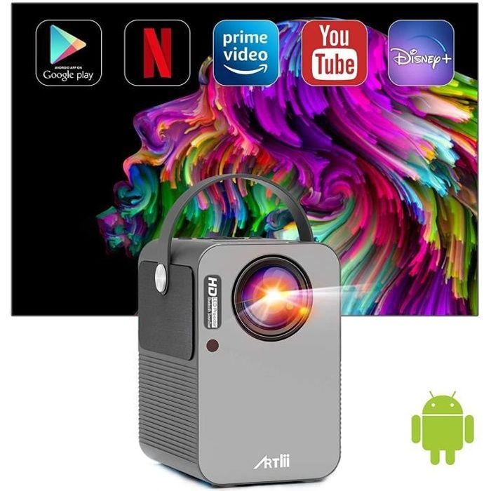 Mini Retroprojecteur Portable Multim/édia Cin/éma Maison VANKYO 5500 Lumens Video Projecteur Soutien 1080P Full HD HDMI//VGA//AV//TF//USB Compatible avec TV Box//PS4//Smartphone B Videoprojecteur