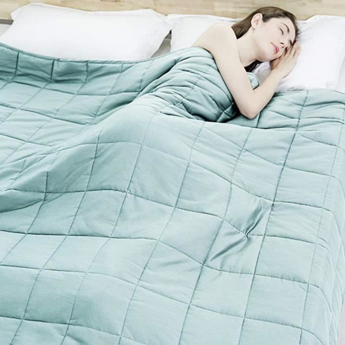 DREAMADE Couverture Lestée pour Adultes et Enfants, Couverture Pondérées en  Polyester pour Sommeil Contre Insomnie - Cdiscount Maison