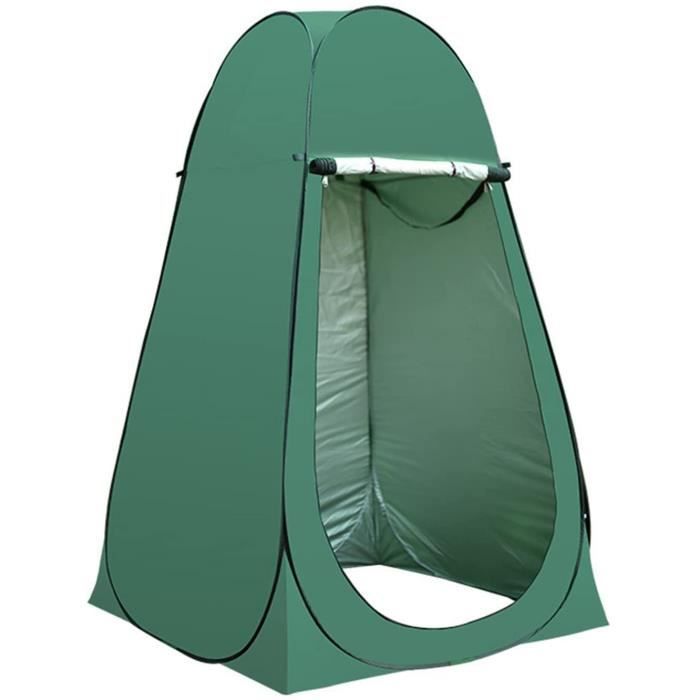 Tente De Toilette Pop-Up 80x200 Cm - Vestiaire Portable D'Intimité Pour Camping, Douche Et Changement