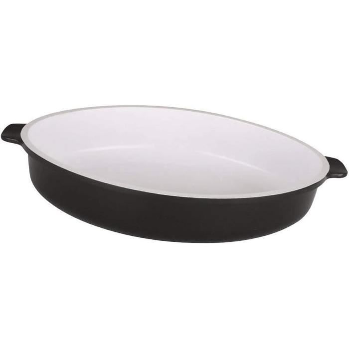 Nice Cooker Plat à Four Céramique 30 X 21 X 6,2 Cm – Cuisson Saine Et Facile à Nettoyer