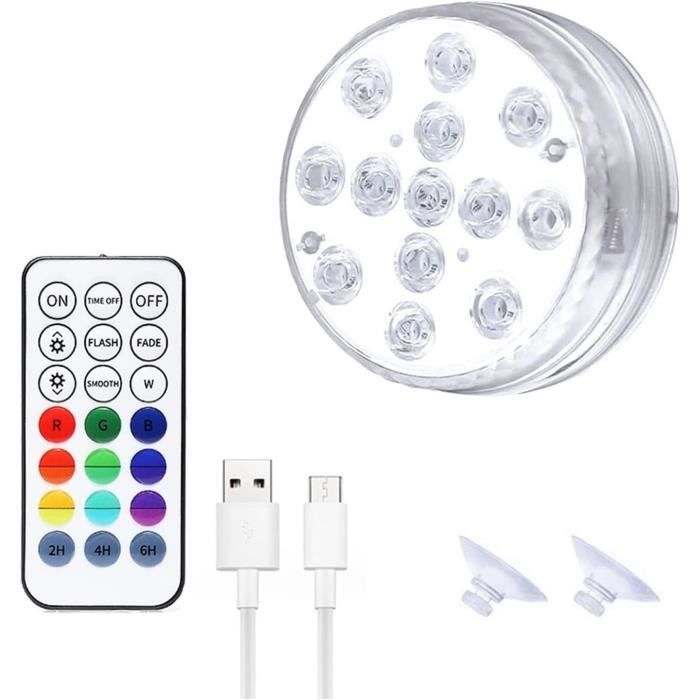 Lampe Sous-Marine LED 12V IP68 0.5W Blanc - Éclairage Bateau Étanche, Petite Et Puissante