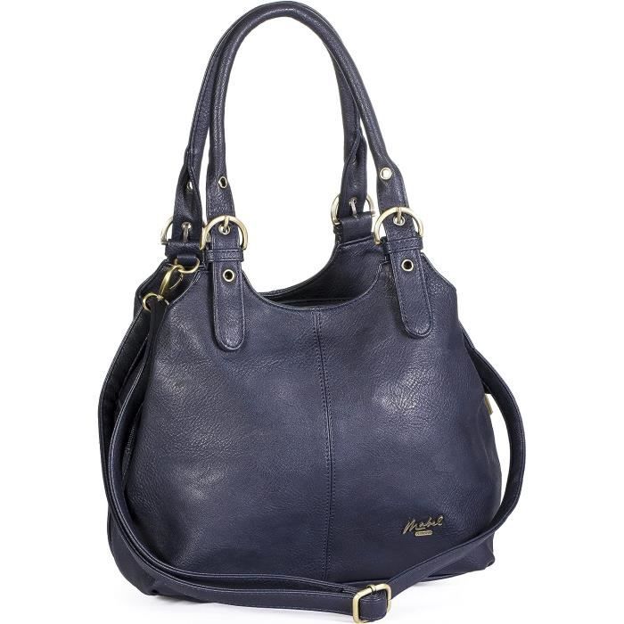 Sac A Main Elegant Design Anglais A Plusieurs Poches Pour Femme Avec Longue Bandouliere u5556 Bleu Cdiscount Bagagerie Maroquinerie