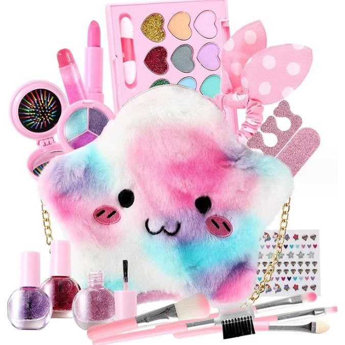 Maquillage Enfant Jouet Fille,18pcs Cadeau pour Petite Fille 3 5