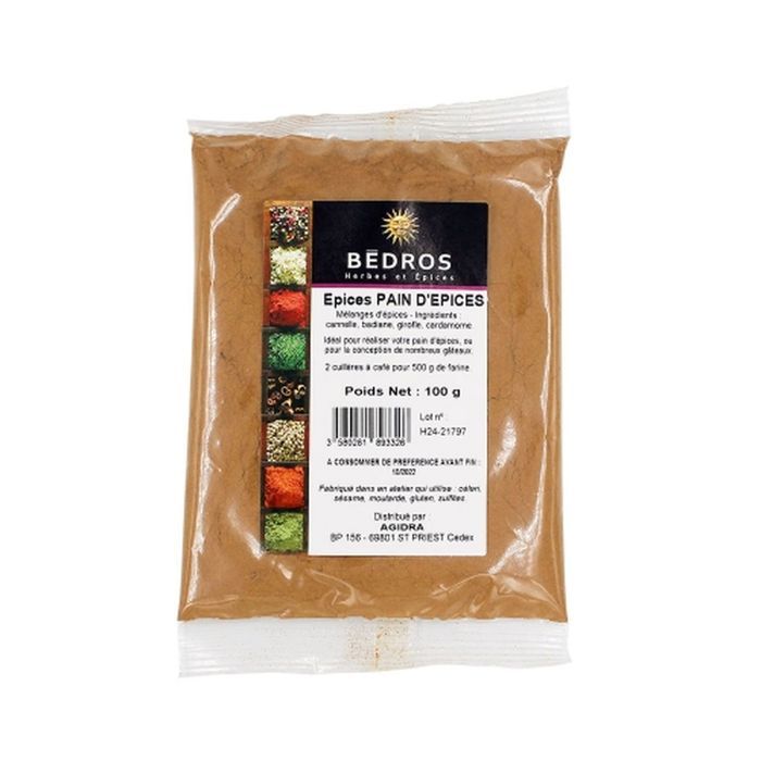 Bedros - Epices pour pain d'pices - Sachet 100g - Cdiscount Au quotidien Bedros - Epices pour pain d'pices - Sachet 100g - Cdiscount Au quotidien