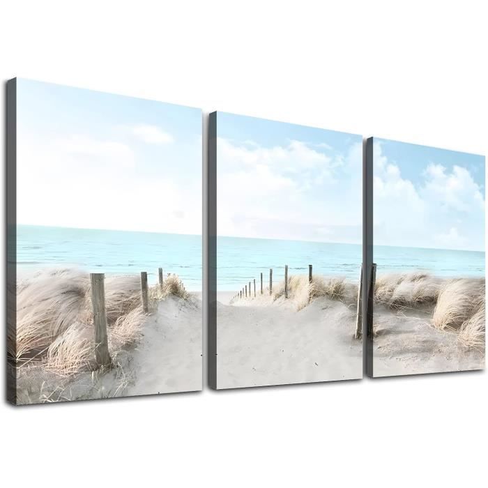 HOMEOART Lot De 5 Tableaux Sur Toile – Montagnes Paysage Naturel – Décoration Murale Salon 152,4 X 81,3 Cm
