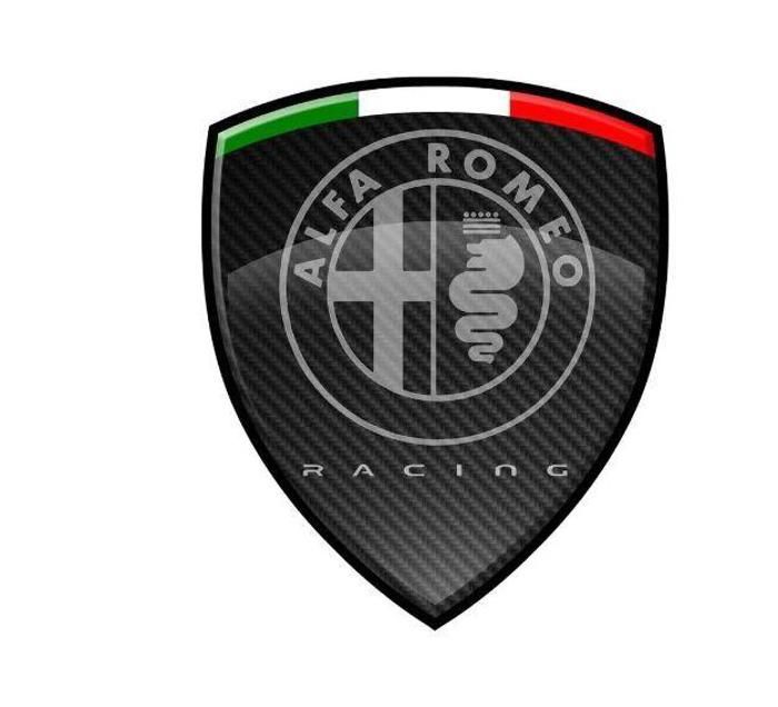 Alfa Emblème Insigne Calandre Coffre AUTOCOLLANT 74 mm logo 2016 chromé Giulia 