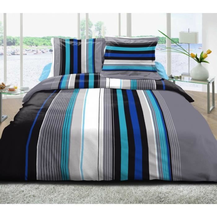 Parure de drap 2 personnes 140x190 cm Parure de drap lit 2 ...