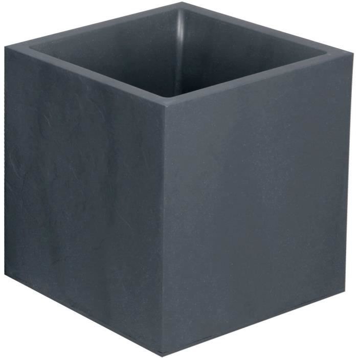 EDA Plastiques 13608 G.Ant SX15 Toscane-Vaso in plastica, 13,6 x 11,6 x