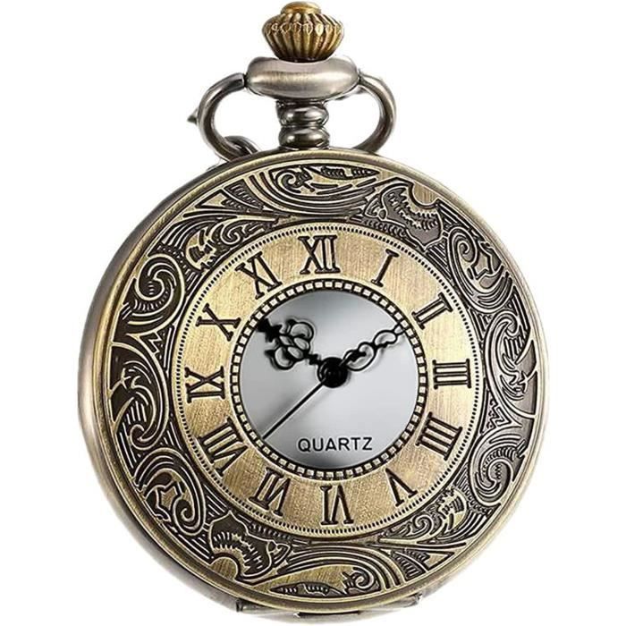 Montre de Poche Vintage Montre de Poche Quartz avec Cha ne