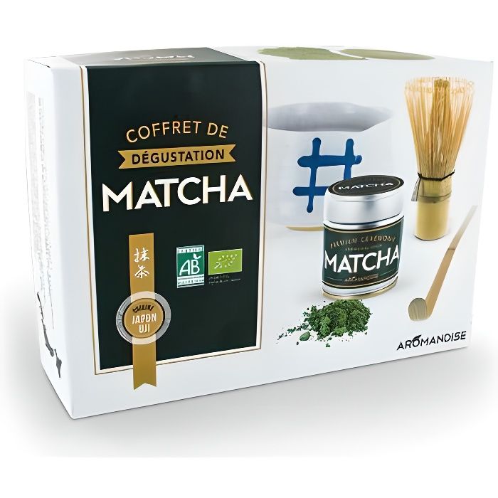 Coffret Découverte de la cérémonie du thé Matcha Coffret de dégustation du thé  Matcha à offrir pour les amateurs de thé Japonais ou - Cdiscount Au  quotidien