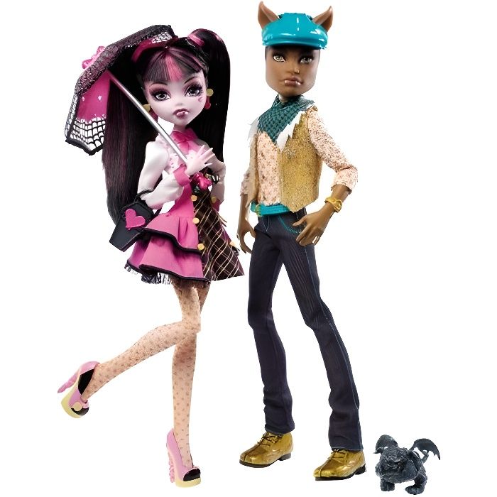 Poupée Monster High Coffret Duo Draculaura et Clawd - Cdiscount Jeux -  Jouets