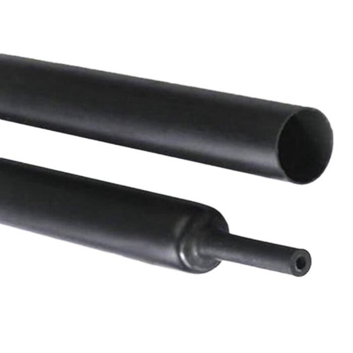 4.8 mm noir thermorétractables voiture électrique TUBE TUBE GAINE Wrap Cable 2:1 Ratio 
