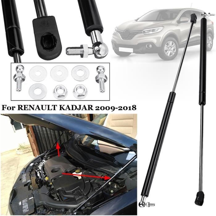 Entretoises de capot avant gauche-droite, 570mm, Support de choc, accessoires pour RENAULT KADJAR 2009 – 2018